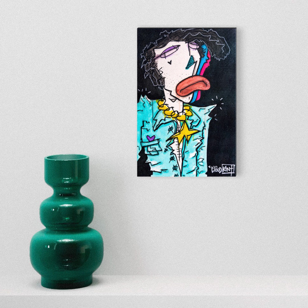 NO JOKE — Original Painting by Cloud Kent | Spiritual Neo-Pop Expressionism