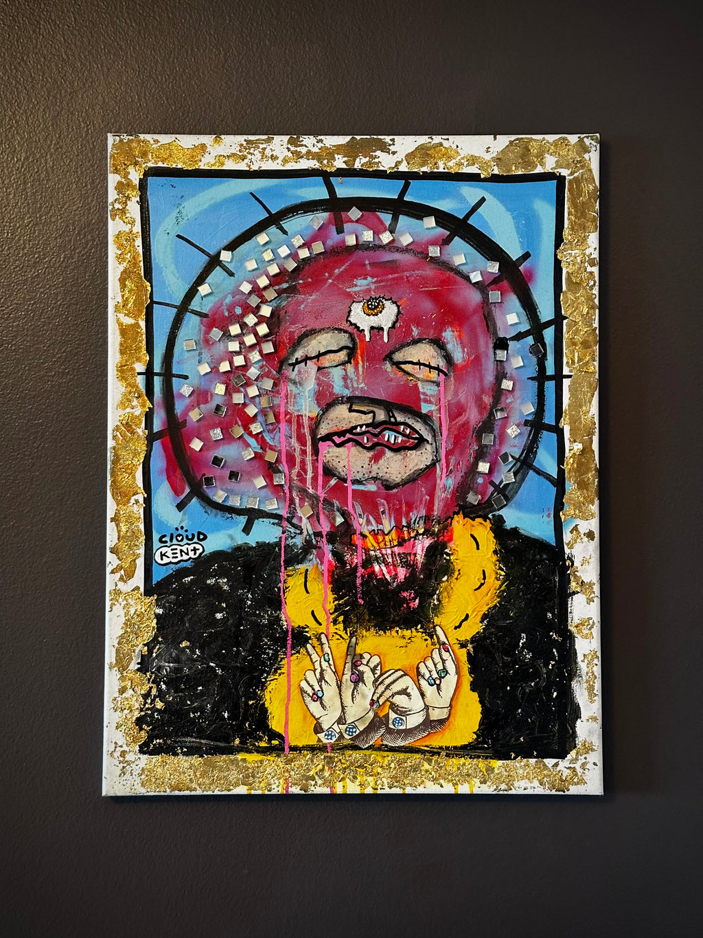 THE KINGDOM OF HEAVEN ESTÁ DENTRO — Original Painting by Cloud Kent | Spiritual Neo-Pop Expressionism