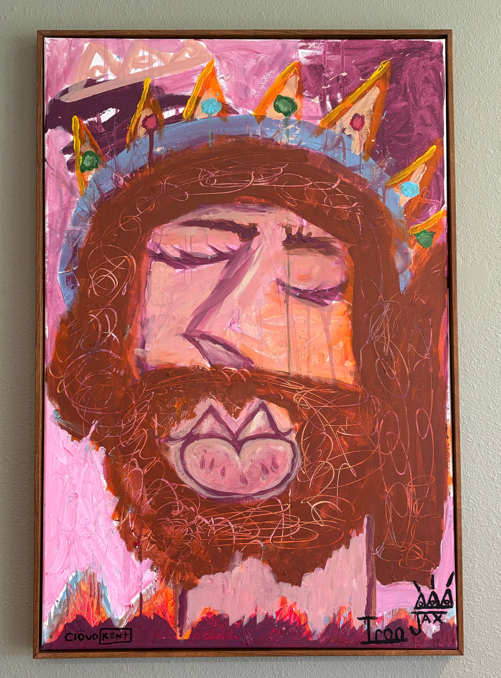 KING OF KINGS — Room View | Cloud Kent Original Art