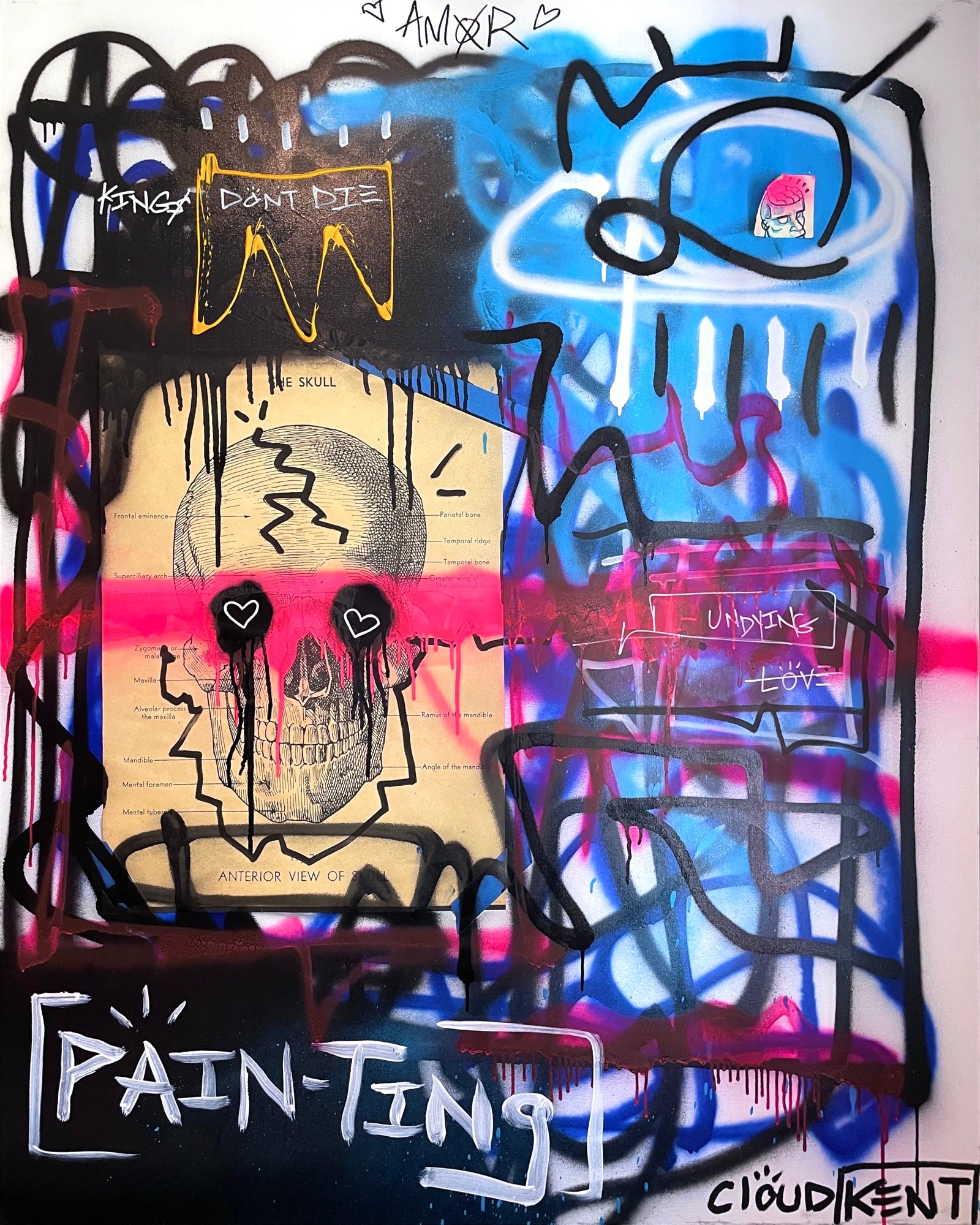 KING'S PAIN-TING — Detail View | Cloud Kent Original Art