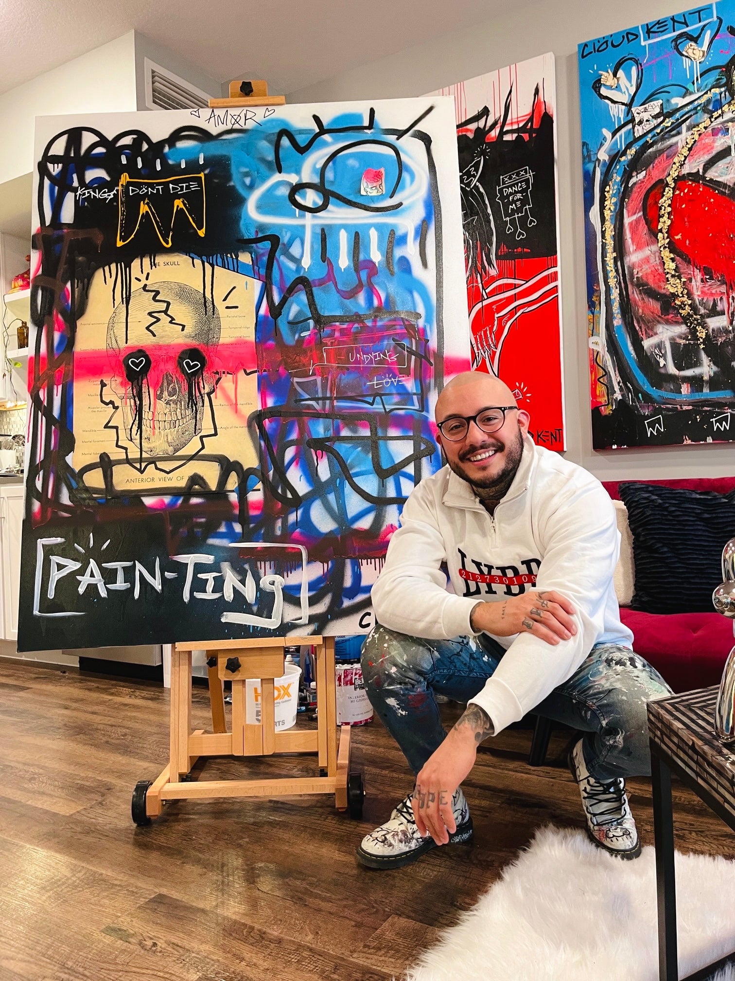 KING'S PAIN-TING — Original Painting by Cloud Kent | Spiritual Neo-Pop Expressionism
