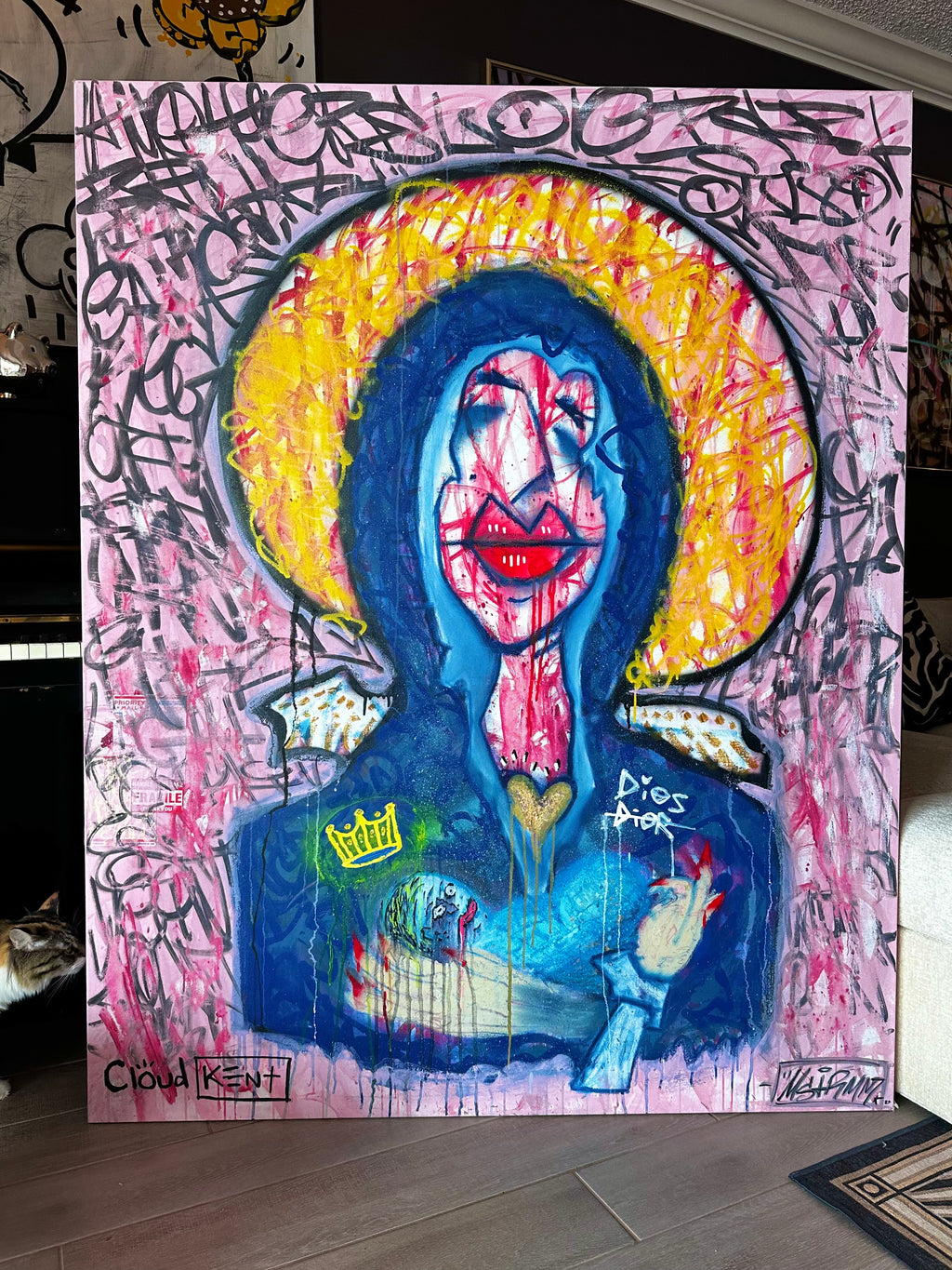 AMOR DE MADRE — Studio Shot | Cloud Kent Painting | Amor De Clouds