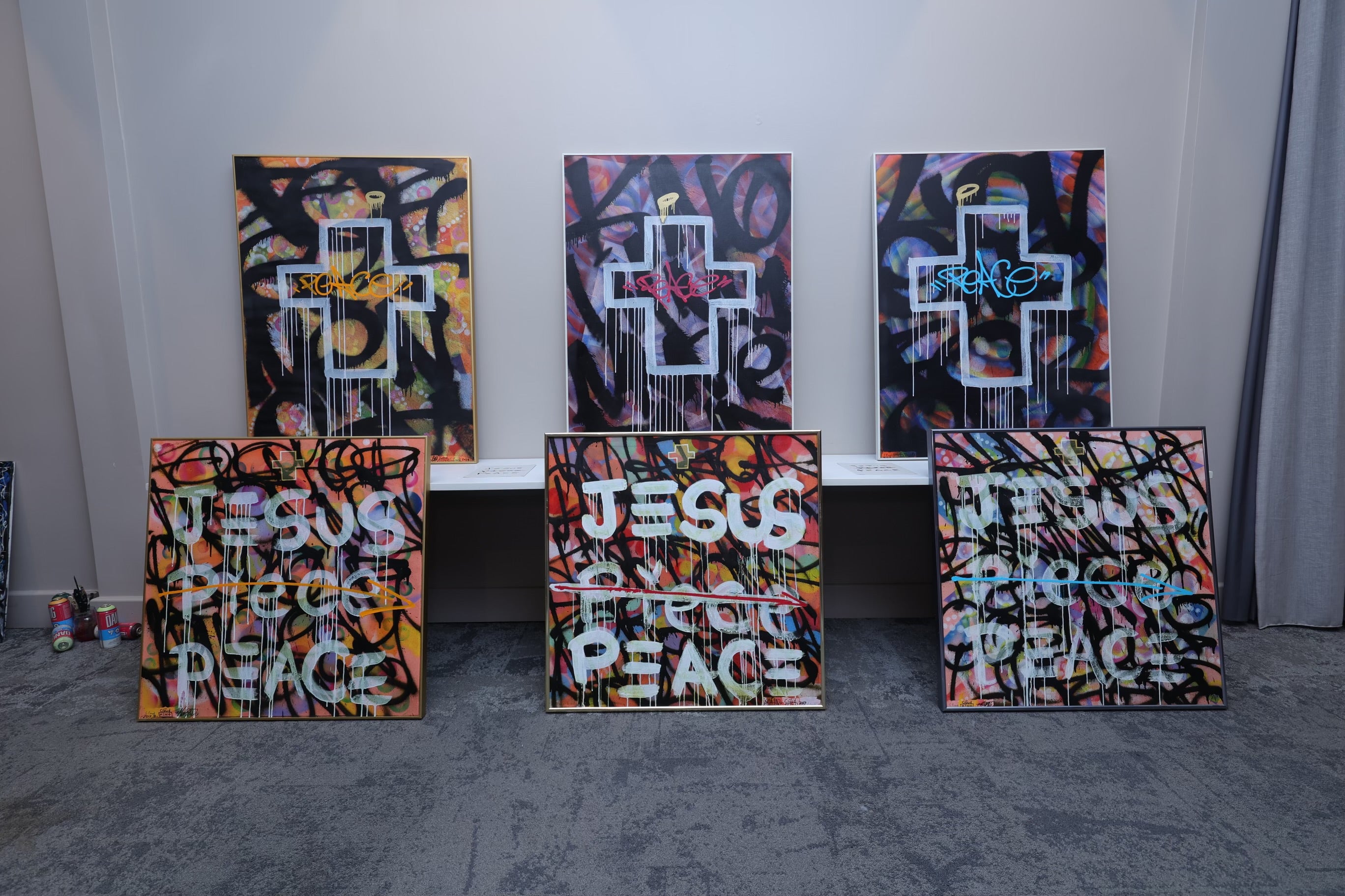 JESUS PEACE Series Bundle — Cloud Kent | Spiritual Neo-Pop Art Collection